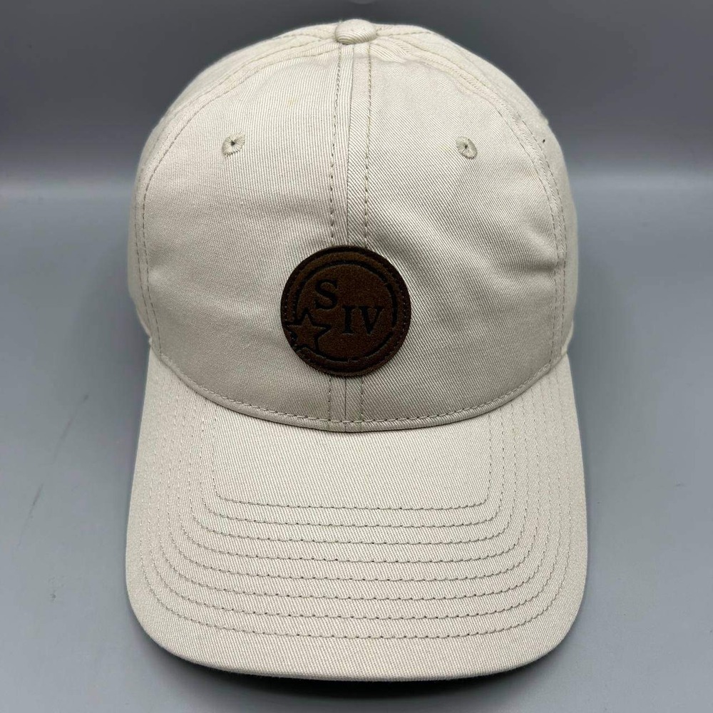 Maker's Mark SIV Hat Men Beige The Game Strap Back Cap New